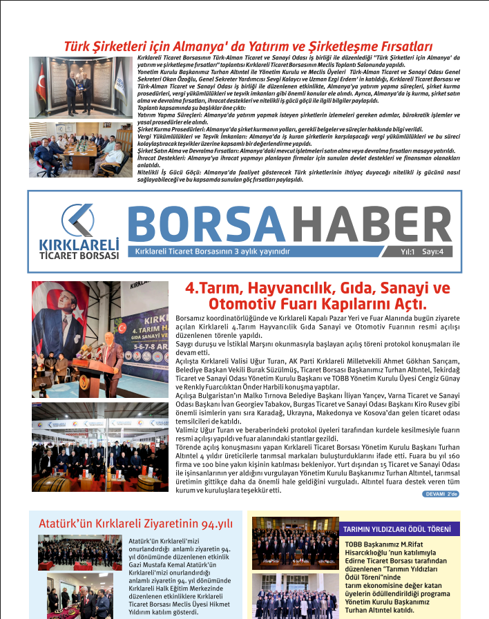 KTSO Gazete 4. Sayı