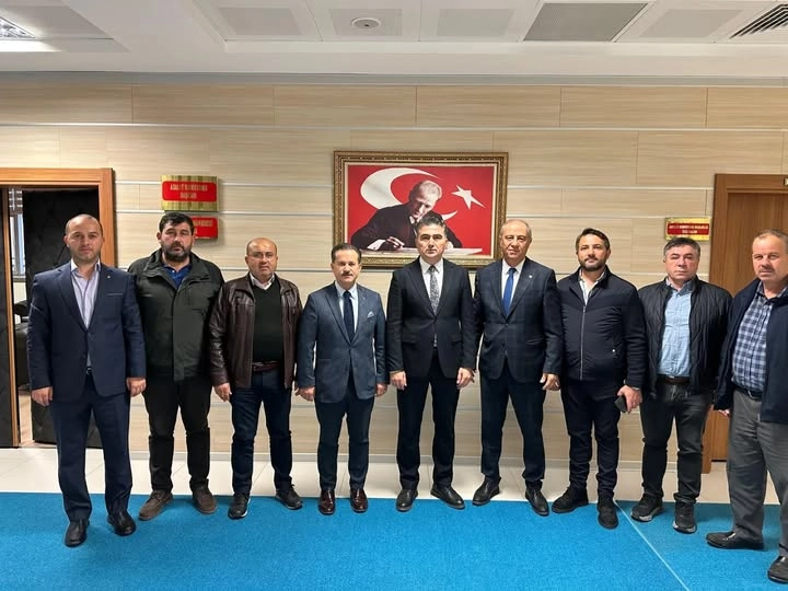 Başkan Altıntel ve Meclis Üyelerinden Ağır Ceza Mahkemesi Başkanı Serdar Aslan' a Nezaket Ziyareti