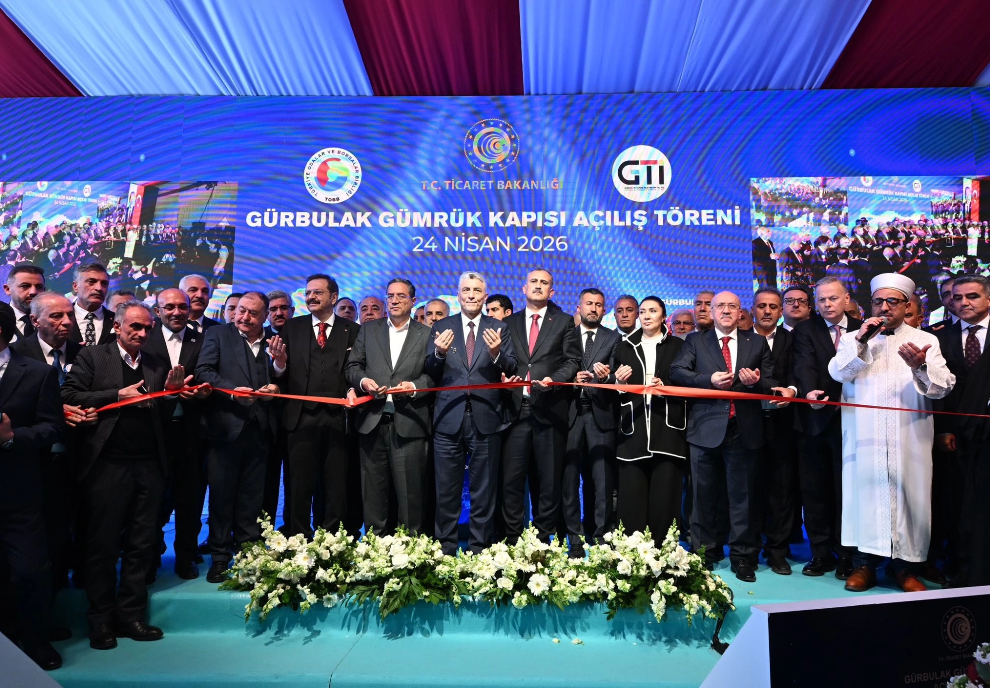 Başkanımız Turhan Altıntel, Gürbulak Gümrük Kapısı Açılış Törenine Katıldı