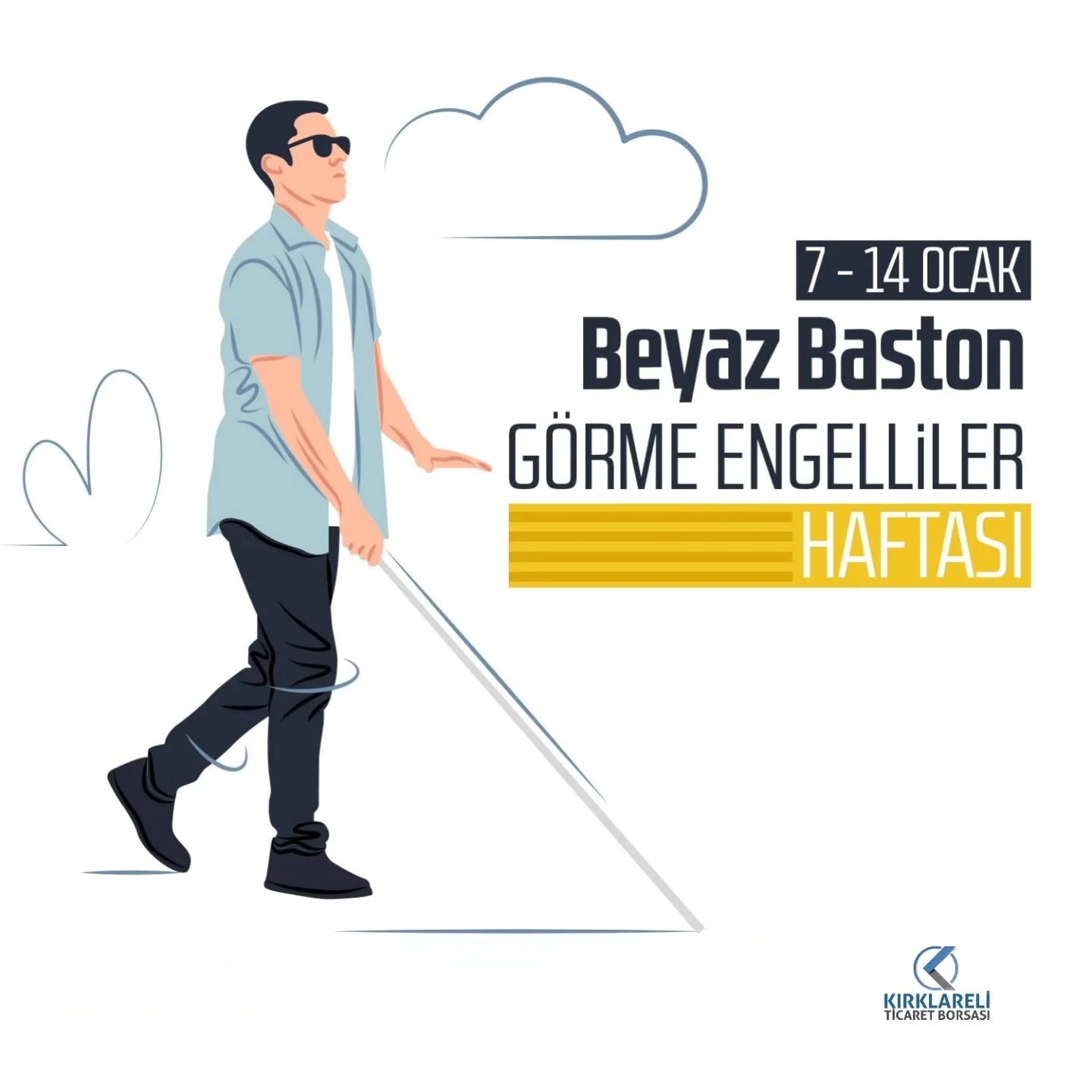 Beyaz Baston Görme Engelliler Haftası