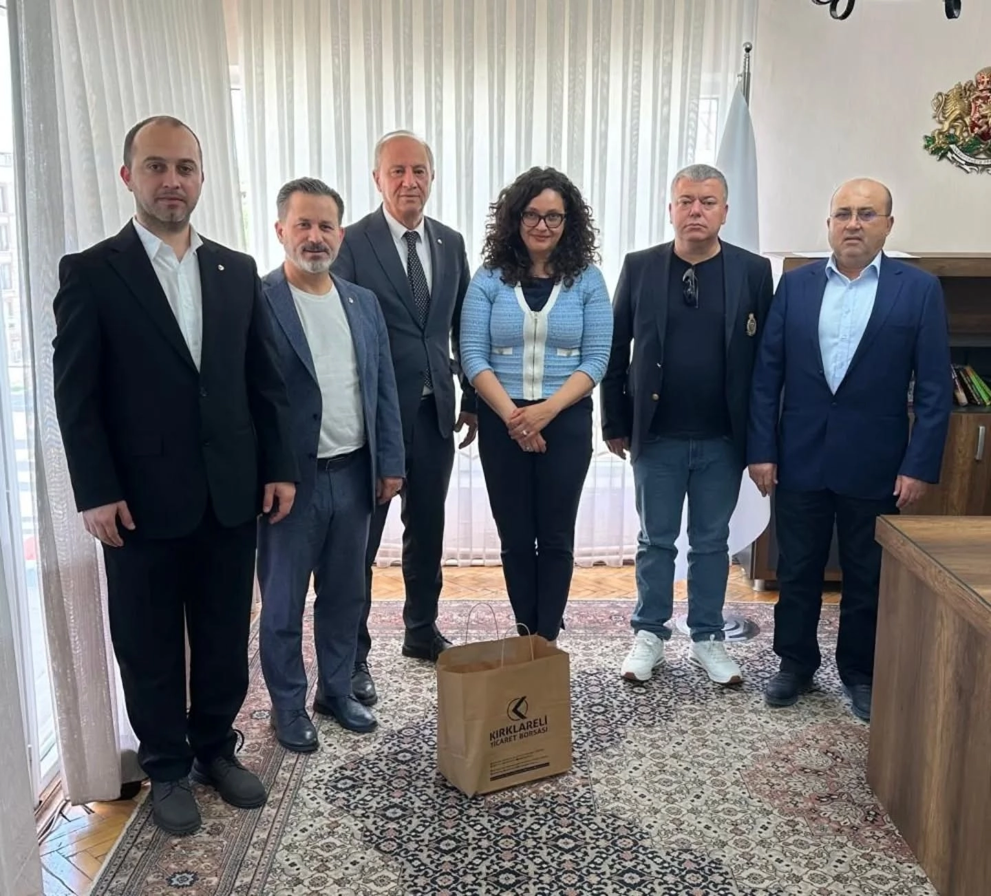 Bulgaristan Edirne Başkonsolosu Radoslava' ya hayırlı olsun ziyareti