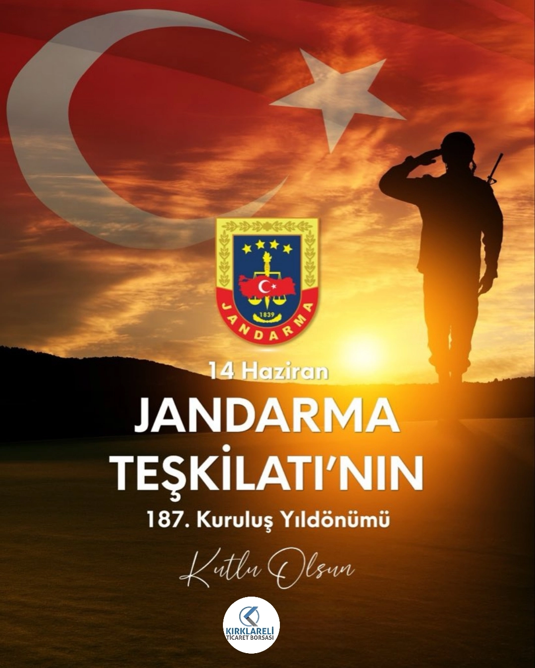 Jandarma Teşkilatı'nın 187. Kuruluş Yıl Dönümü