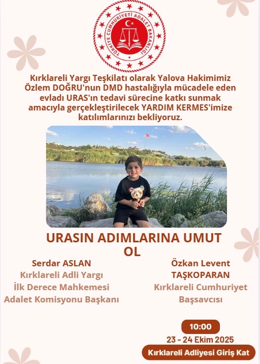 Küçük bir kalbe umut olmak için katılımlarınızla Uras’a umut olalım.