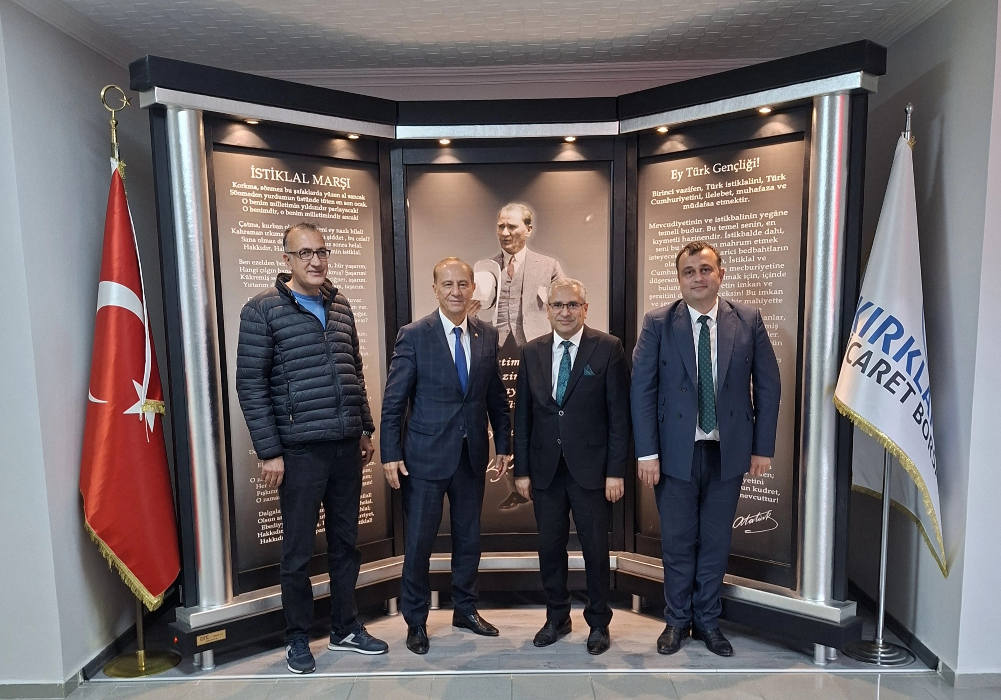 Kırklareli Üniversitesi ve Tarım Kredi'den  Meclisimize Tebrik Ziyareti
