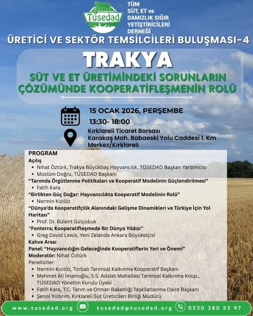 Üretici ve Sektör Temsilcileri Buluşması – 4 TRAKYA