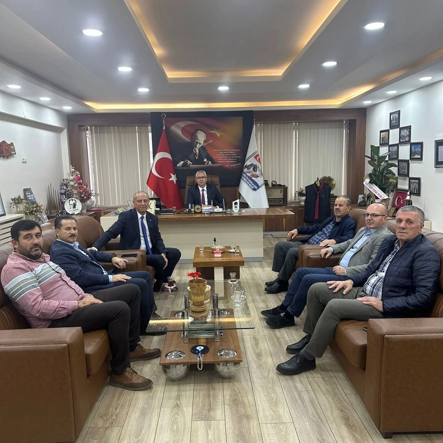 TDSYB Genel Kurulu Sonrası Başkan Ali Dermenci’ ye Hayırlı Olsun Ziyareti