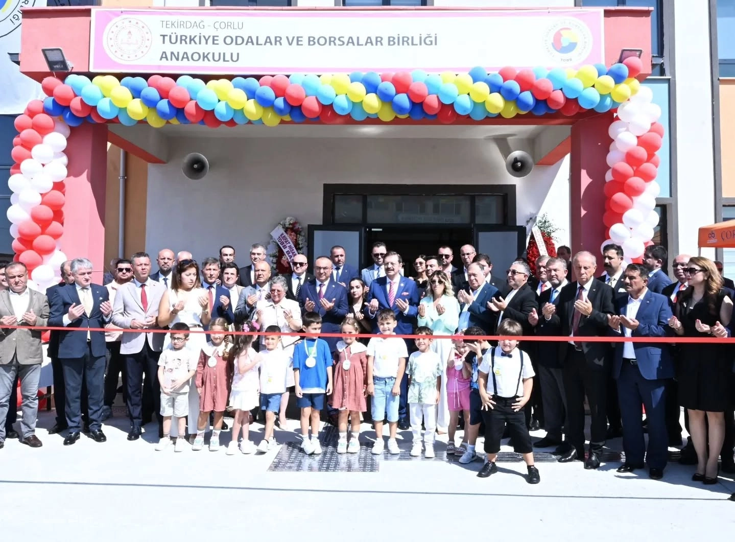 Tekirdağ Çorlu' da yapılan TOBB Anaokulu’nun açılış törenine Yönetim Kurulu Başkanımız Turhan Altıntel katıldılar