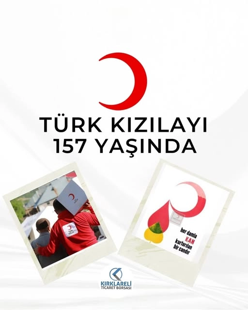 Türk Kızılay’ının 157. yılı kutlu olsun.