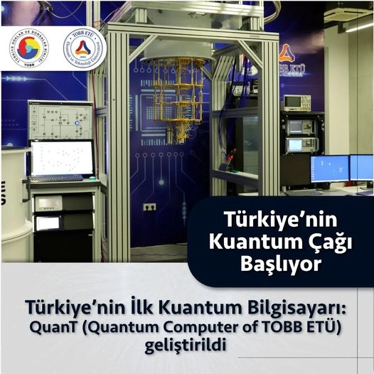 Türkiye’nin İlk Kuantum Bilgisayarı QuanT’ın Tanıtımı Gerçekleştirildi. 