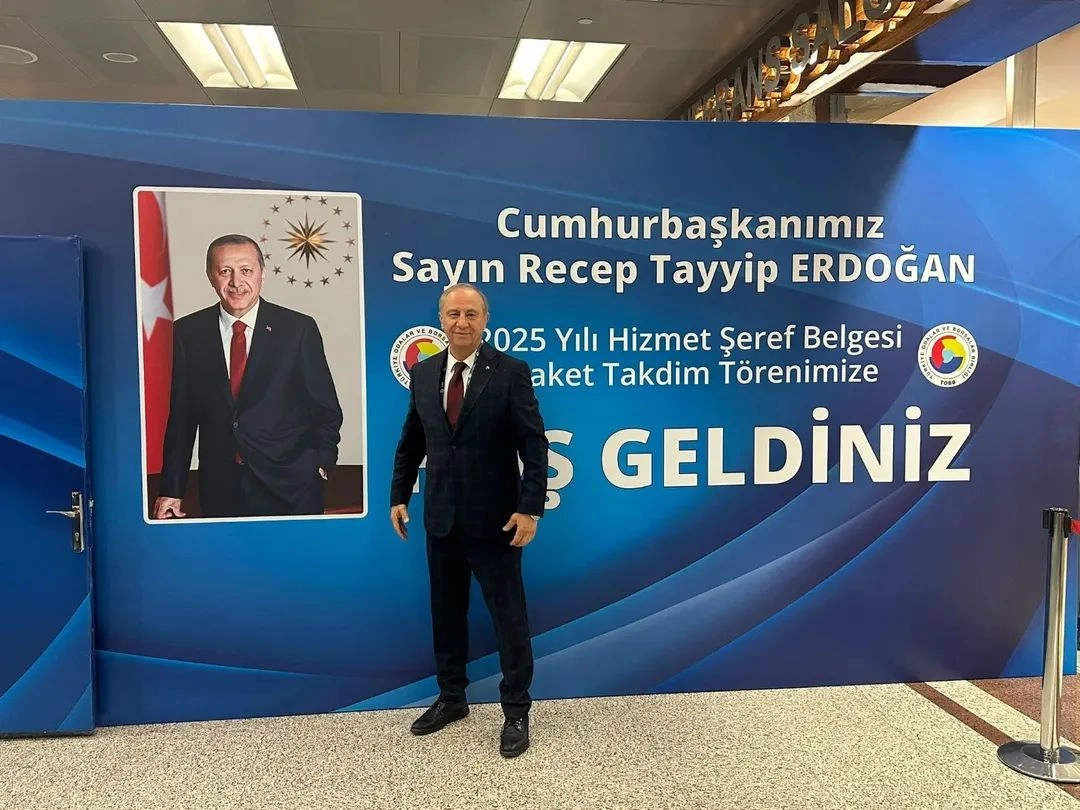Türkiye Odalar ve Borsalar Birliği 2025 Yılı Hizmet Şeref Belgesi ve Plaket Takdim Töreni