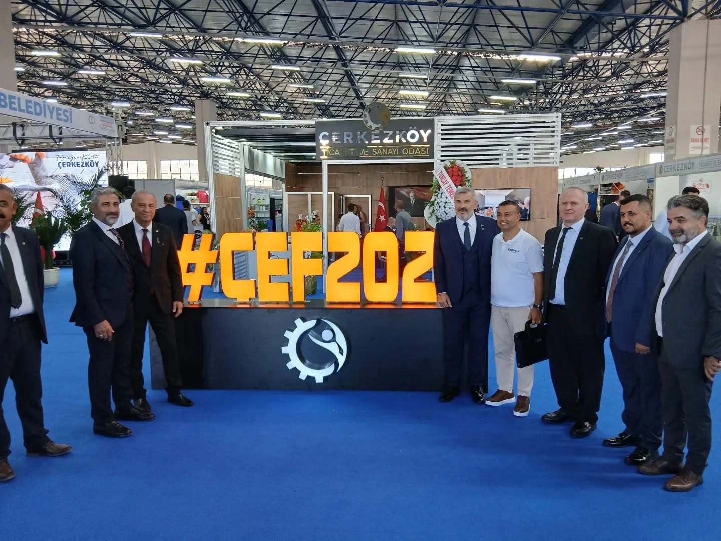 Yönetim Kurulu Başkanımız Turhan Altıntel Çerkezköy Belediyesi ve Çerkezköy Ticaret ve Sanayi Odası iş birliği ile düzenlenen Çerkezköy Endüstriyel Fuarı' na (ÇEF) katıldı. 