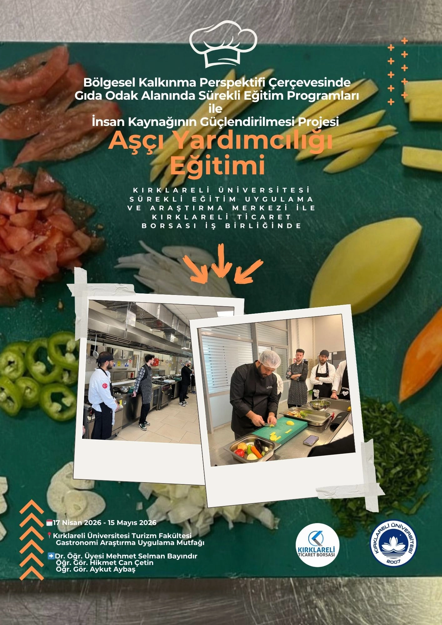 Aşçı Yardımcılığı Eğitimleriyle Mesleki Gelişime Destek