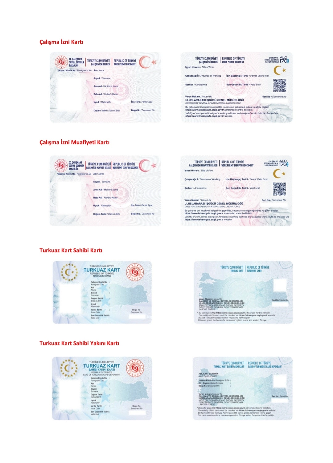 Çalışma İzni Belgelerinin Yeni Tasarımı