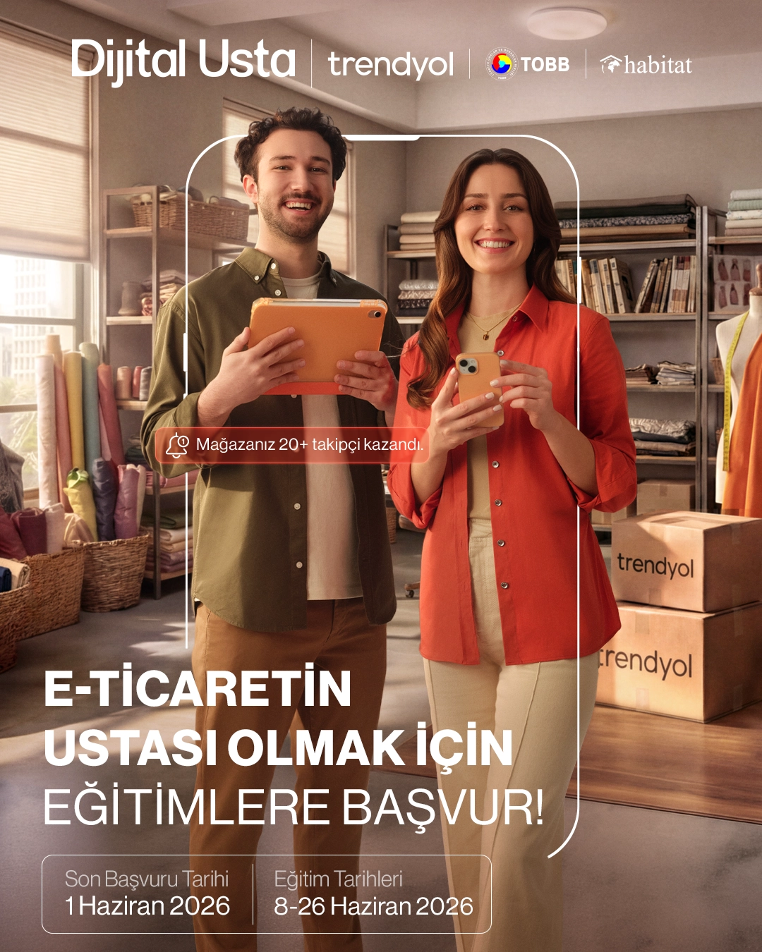 Dijital Usta Projesi Eğitimleri