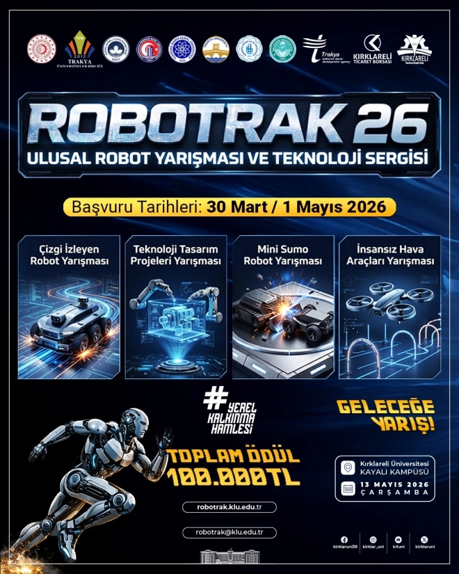 ROBOTRAK’26 Ulusal Robot Yarışması ve Teknoloji Sergisi
